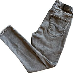 Levi's Charcoal 721 High-Rise Skinny Women's Jeans Size W29 L28